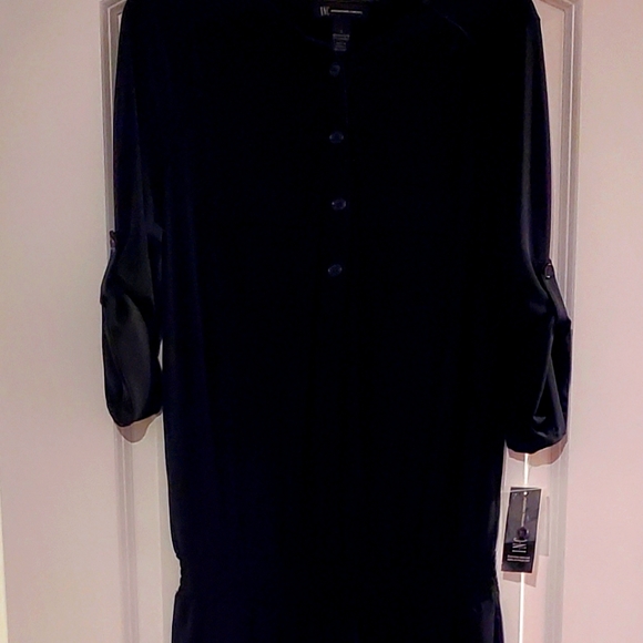INC one-piece jumpsuit. Black, size Large. Beautiful...brand new, never worn. - Picture 3 of 4